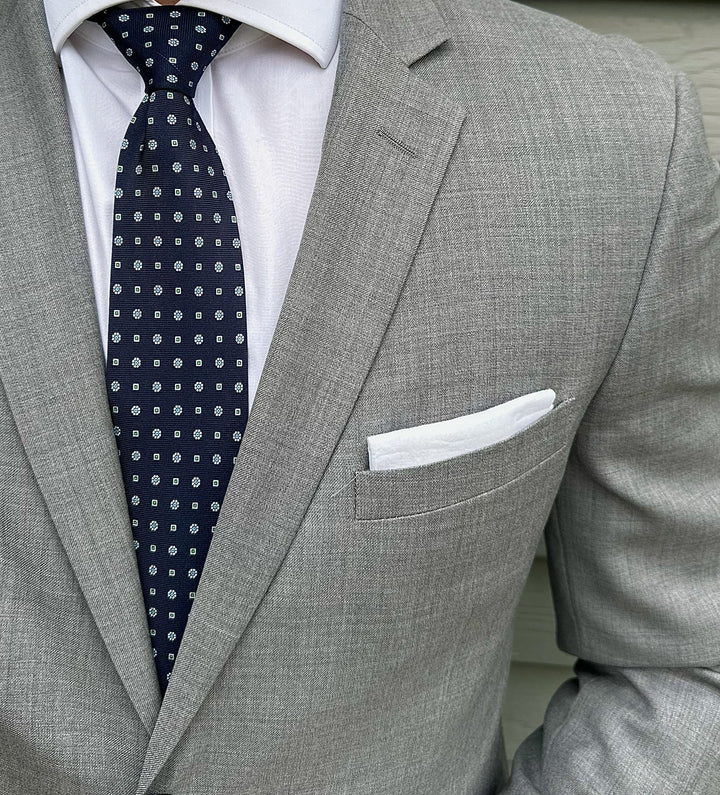 Rutledge Navy Micro Geo Tie