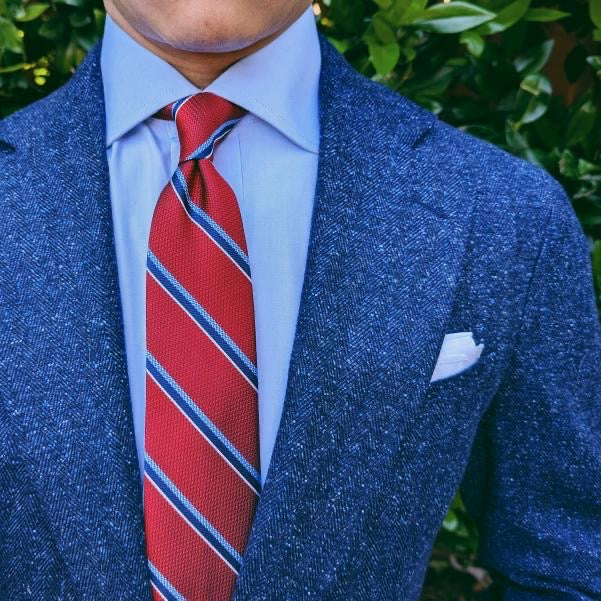 Sandford Red Stripe Tie