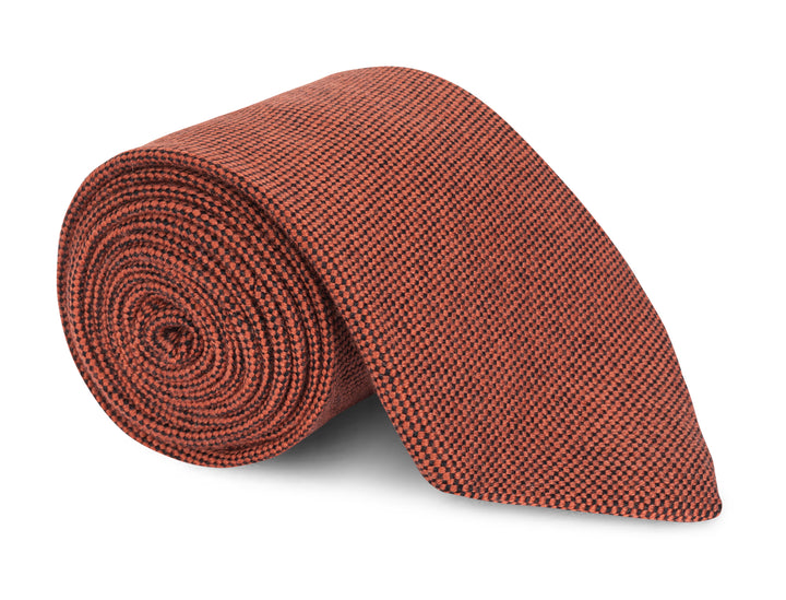 Seneca Terracotta Solid Tie