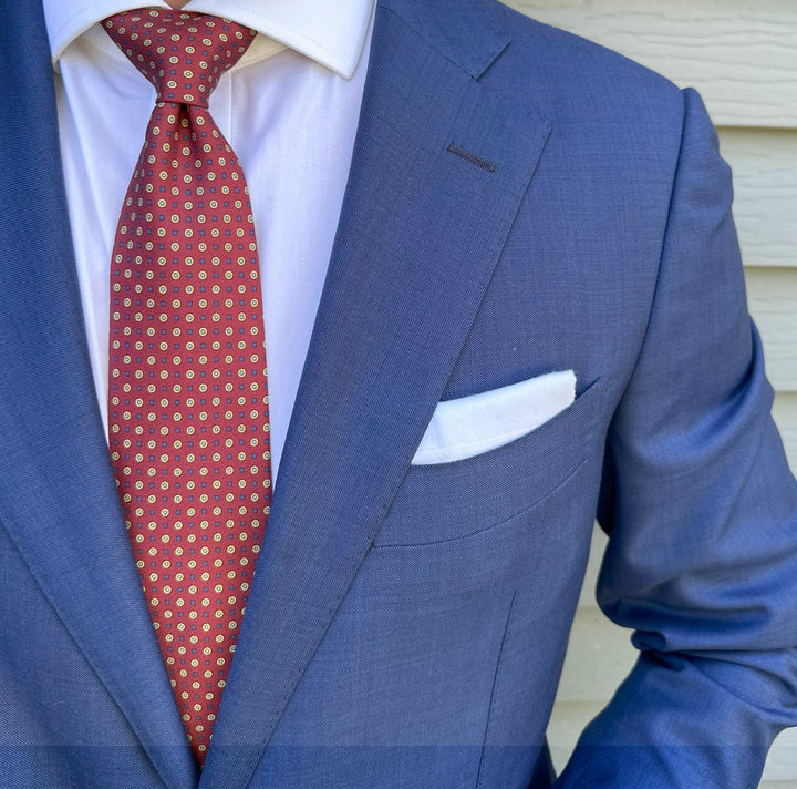 Slayton Crimson Micro Geo Tie