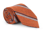 Sommer Rust Wool Stripe Tie