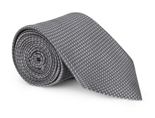 Tilson Silver Semi-Solid Tie