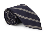 Travis Navy Stripe Tie