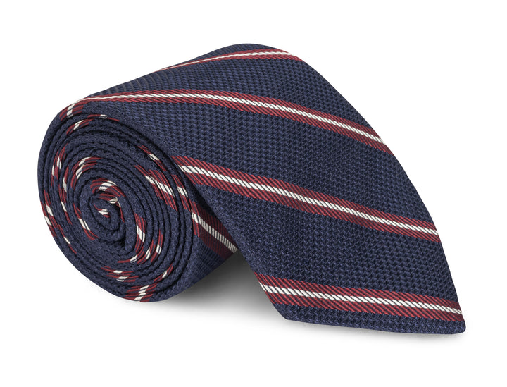 Vanderbilt Navy Stripe Tie