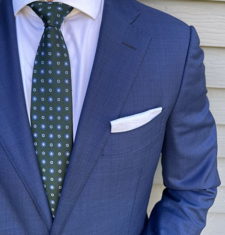 Watson Dark Green Foulard Tie
