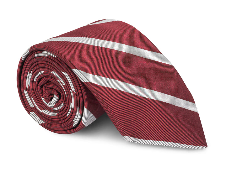 Clifford Dark Red Stripe Tie