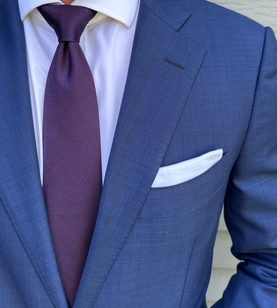 Mallory Purple Solid Tie