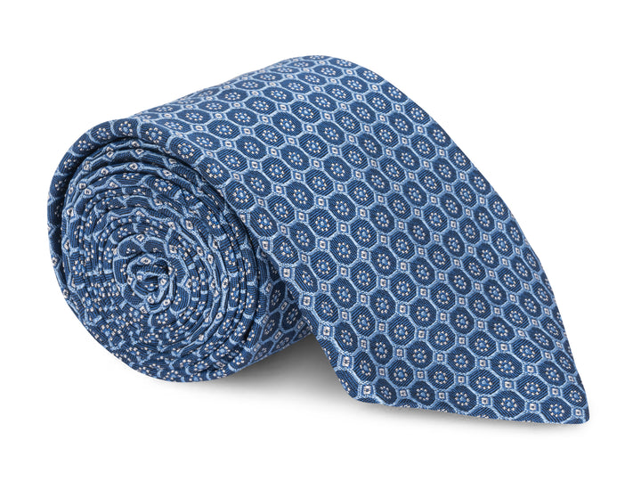 Marion Blue Geo Tie