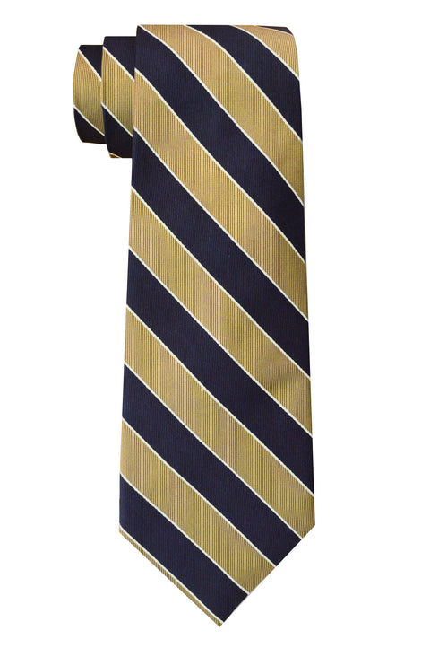 Sherman Striped Tie Gold