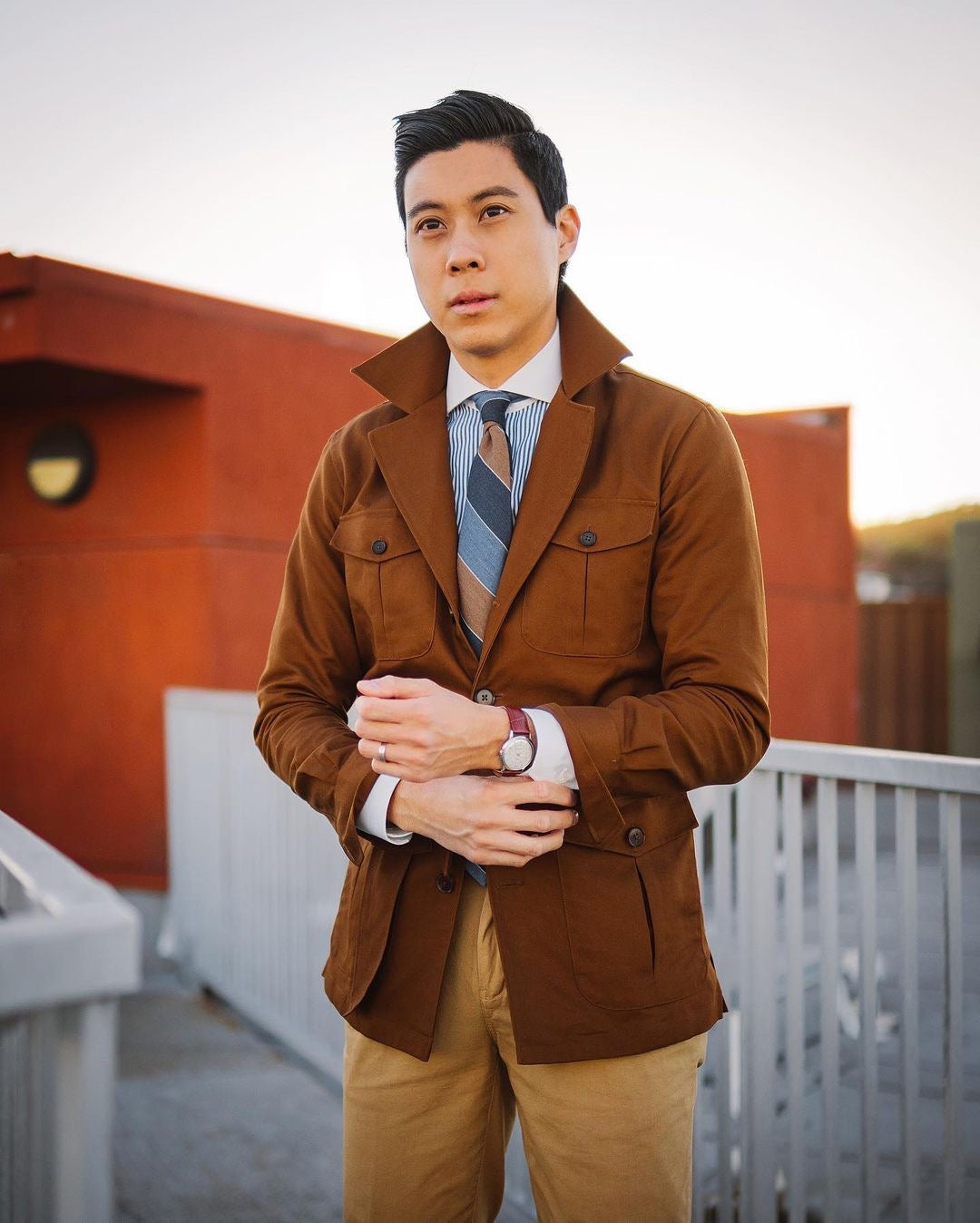 Eaton Stripe Tie Multi