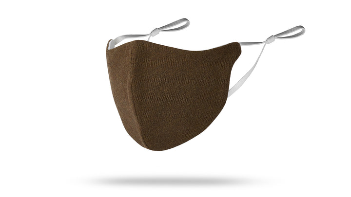Dark Olive Solid Face Mask