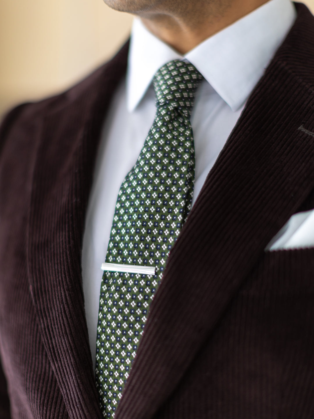 Alstyne Green Geo Tie