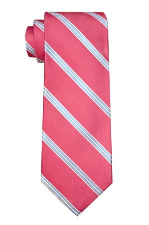 Waverly Striped Red Tie