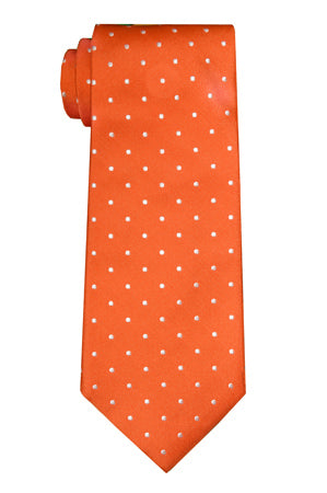 Ross Dot Orange Tie