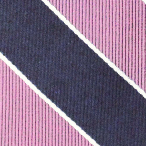 Sherman Striped Tie Pink