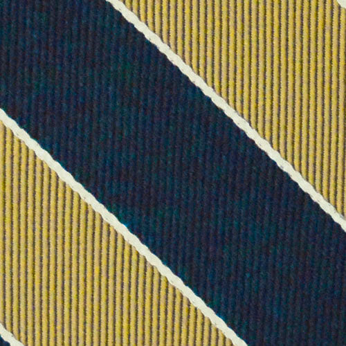 Sherman Striped Tie Gold