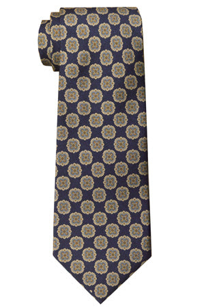 Perry Geometric Tie Navy