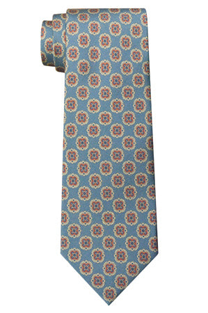 Perry Geometric Tie Blue