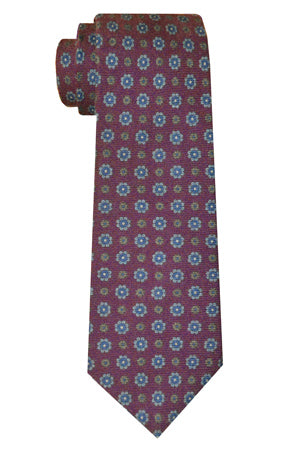Graham Foulard Tie Wine