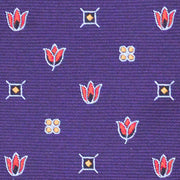 Harrow Flower Tie Purple