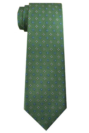 Ingram Foulard Tie Green
