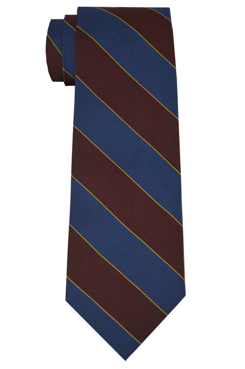 Murray Striped Tie Brown