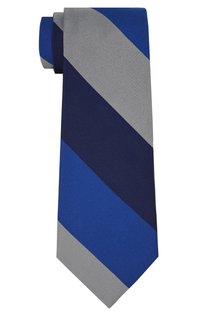 Harrison Striped Tie Gray