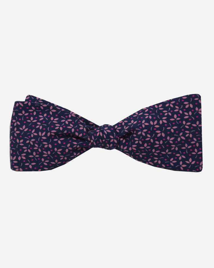 Hastings Floral Bow Tie Navy