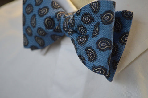 Norfolk Pine Bow Tie Blue