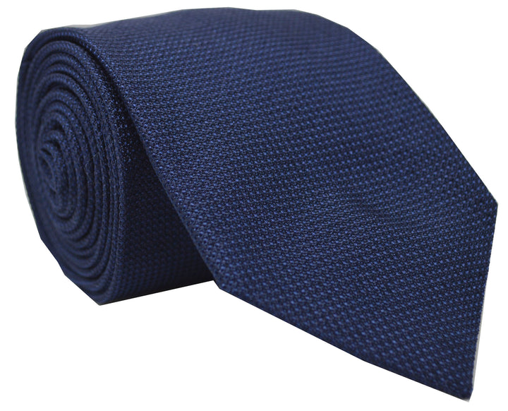 Hawthorne Grenadine Solid Tie Navy