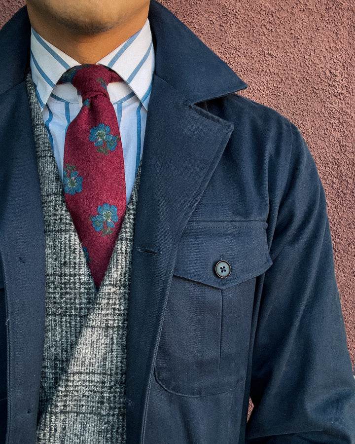 Baxter Red Floral Tie