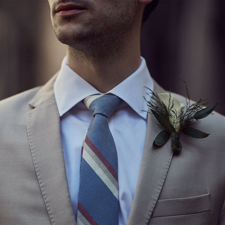 Hamden Blue Stripe Tie