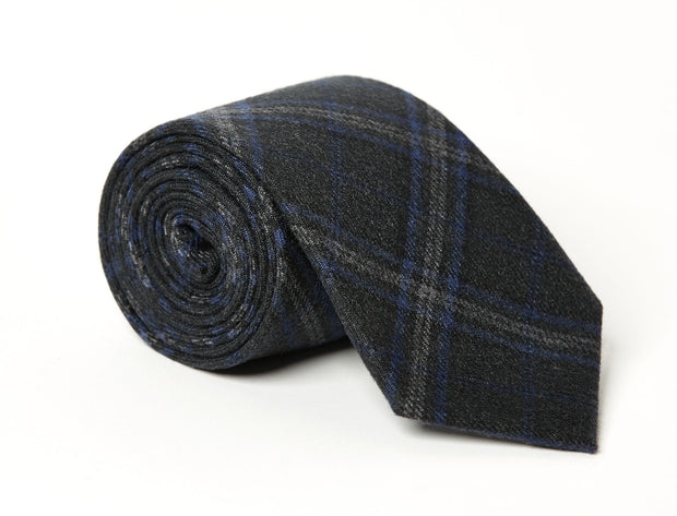 Bowery Cashmere Tie Charcoal