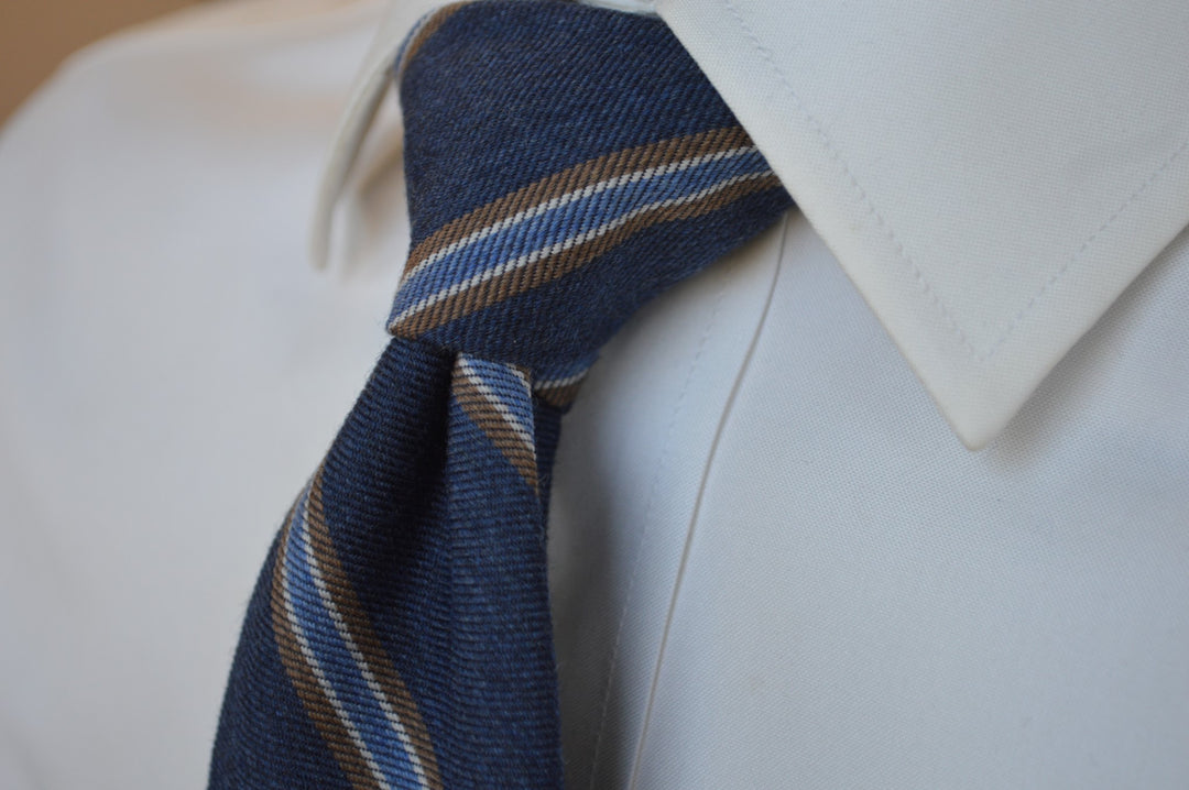 Crosby Striped Tie Navy