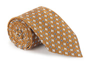Yellowstone Gold Floral Geo Tie