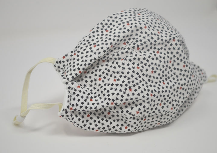 Stars Reusable Face Mask With Elastic Straps