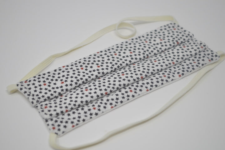 Stars Reusable Face Mask With Elastic Straps