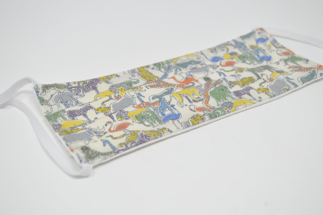 Safari Reusable Face Mask With Elastic Straps
