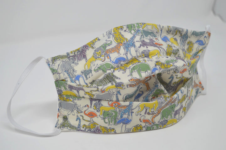 Safari Reusable Face Mask With Elastic Straps