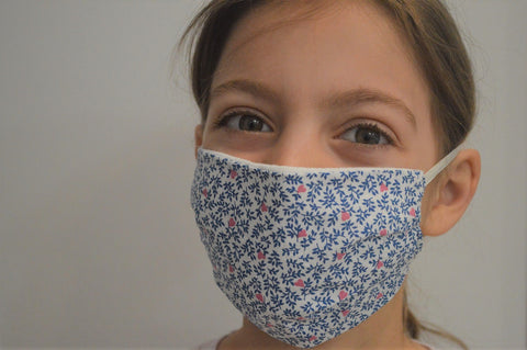 Kids Willow Reusable Face Mask With Elastic Straps