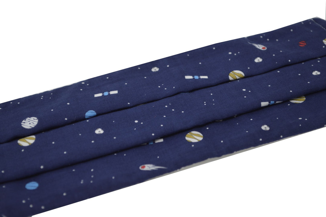 Space Pleated Face Mask With Nose Bridge