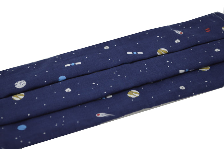 Space Pleated Face Mask With Nose Bridge