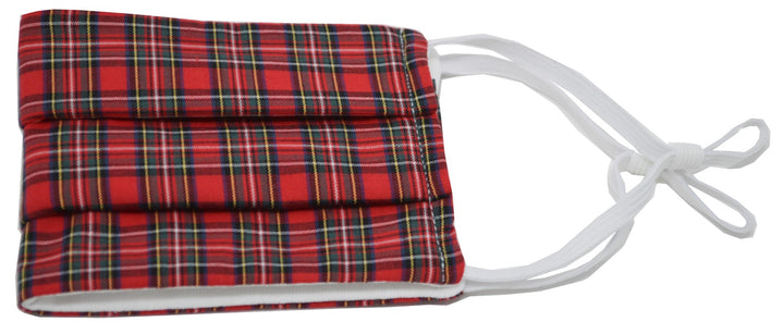 Royal Stewart Pleated Face Mask With Nose Bridge