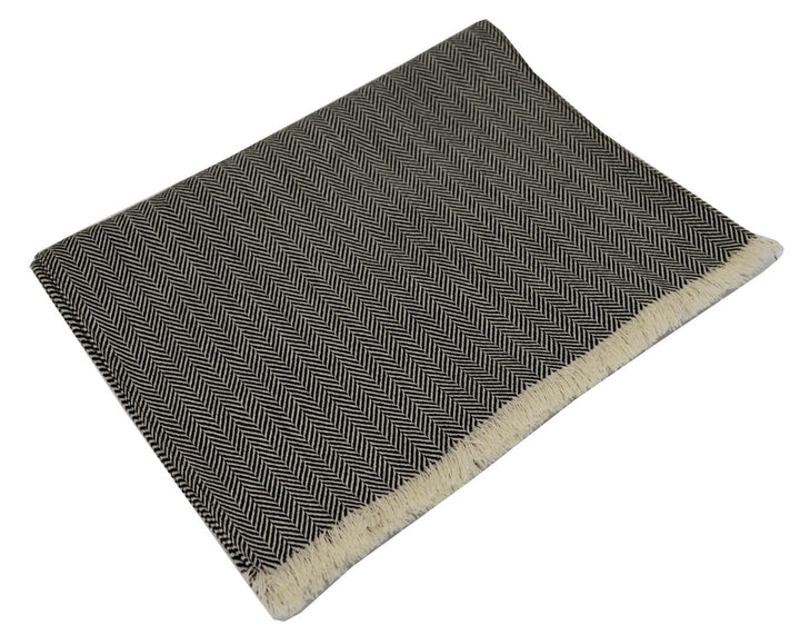 Bedford Scarf Black/White