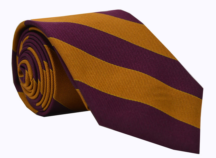 Murray Striped Tie Rust