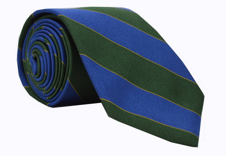 Murray Striped Tie Green