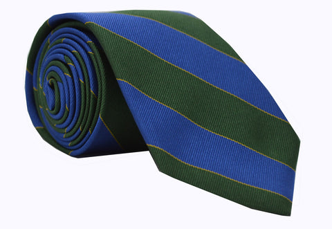 Murray Striped Tie Green