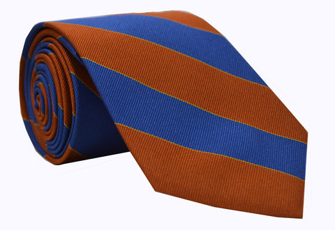 Murray Striped Tie Orange