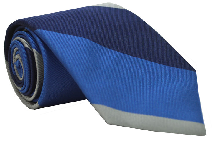 Harrison Striped Tie Gray
