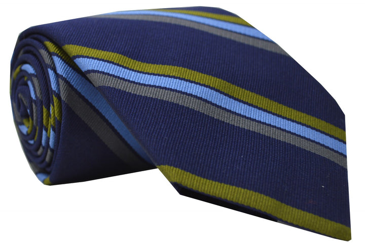 Vesey Striped Tie Navy/Blue
